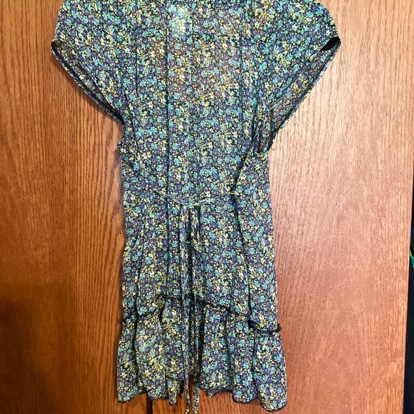 Cap Sleeve Boho Floral Blouse - Picture 4 of 4